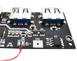 22.5V Bi-directional 5-USB Charging Module Mobile Power Supply Module for QC4 PD3.0